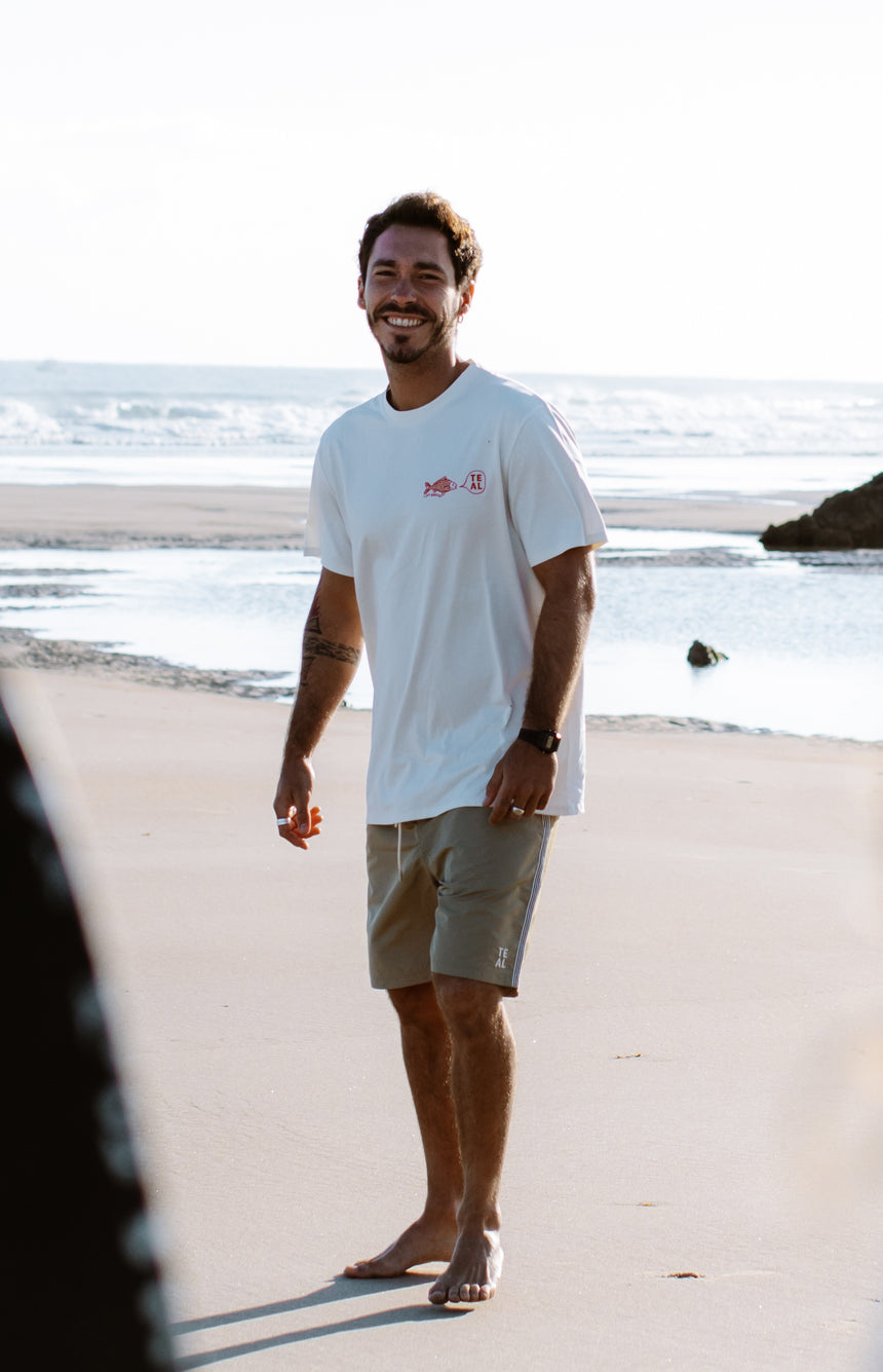 Performance T-Shirt: Coral Red S/M