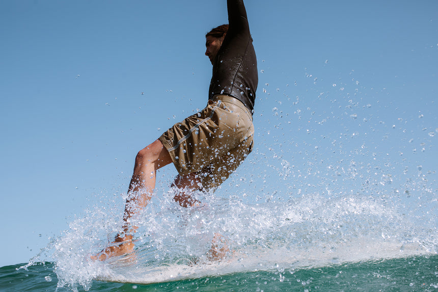 Boardshort Man: Sea grass green L/XL