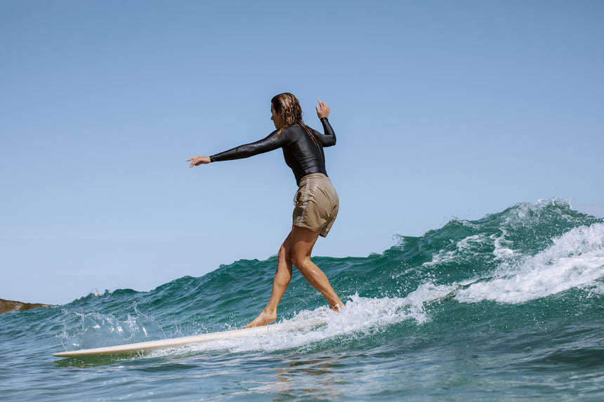 Boardshort Woman: Sea grass green M