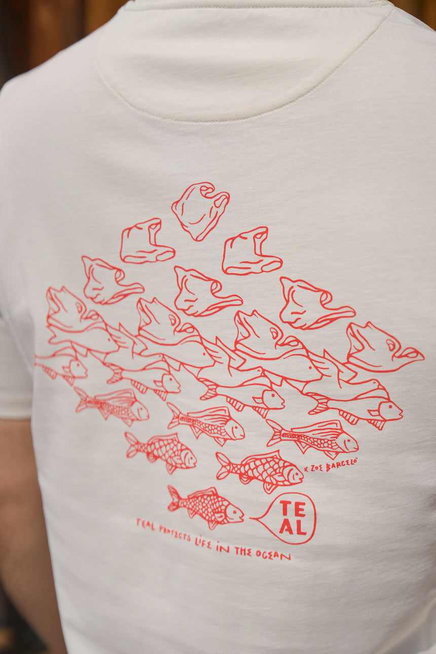 Performance T-Shirt: Coral Red S/M