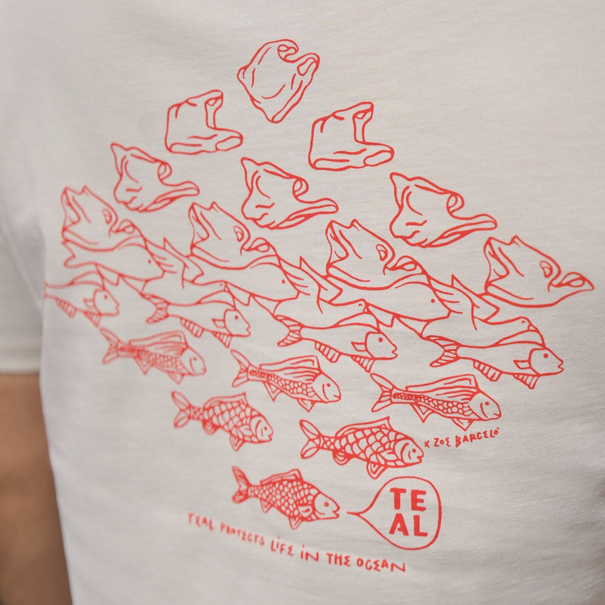 Performance T-Shirt: Coral Red L/XL