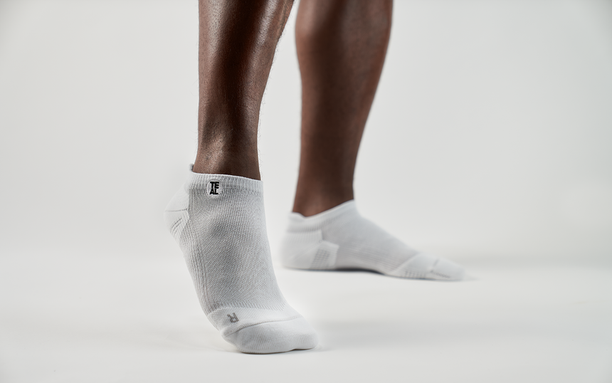 Performance Sock Low: White/White