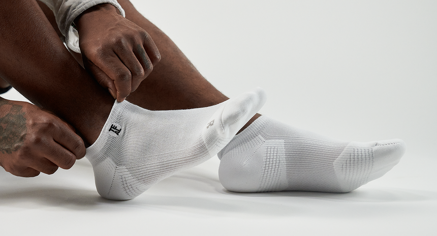 Performance Sock Low: White/White
