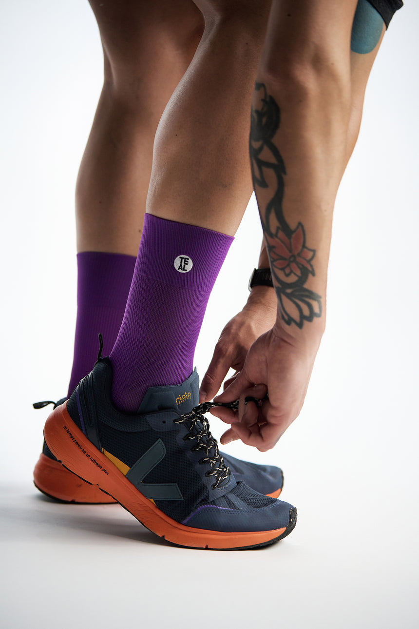 Performance Sock Light: Purple Sky