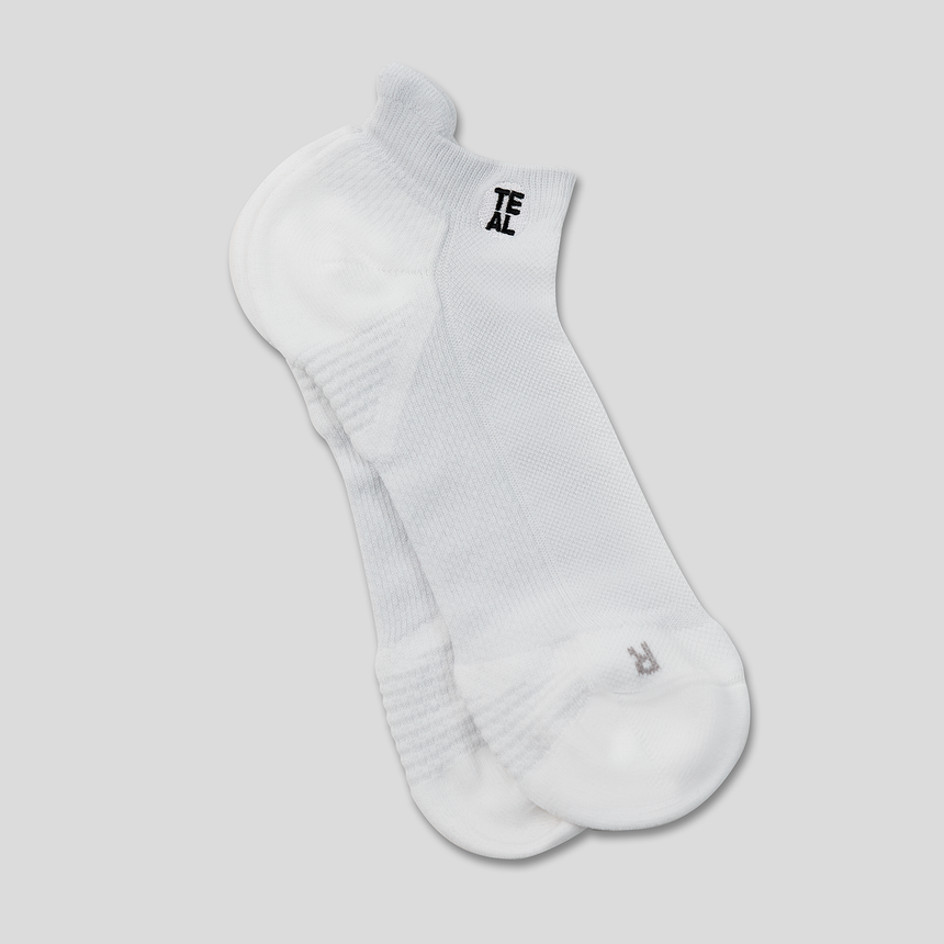 Performance Sock Low: White/White