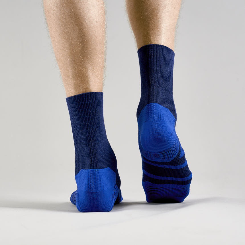 Performance Sock Mid: Deep Sea/Blue